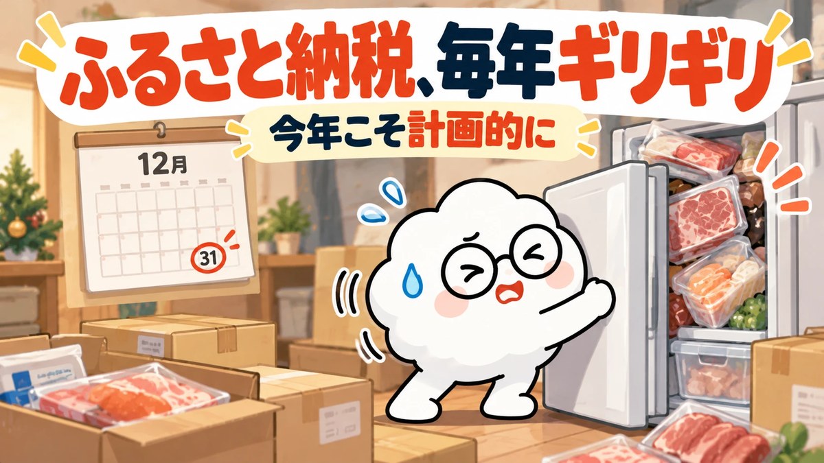 ふるさと納税、毎年ギリギリ。今年こそ計画的に
